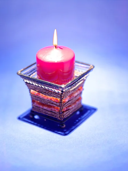 Spa Wellness Aromatherapy Relaxation Concept Candles Aroma Oil — Stok fotoğraf