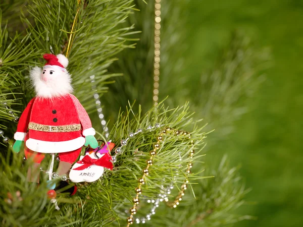 圣诞节静物与枞树和玩具 — 图库照片