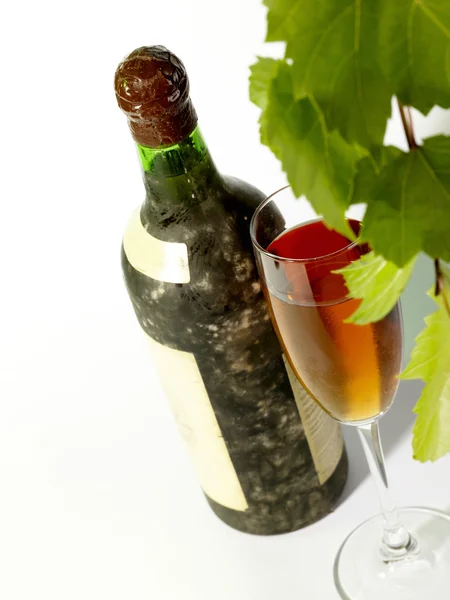 A videira e o vinho velho ainda-vida com gr — Fotografia de Stock