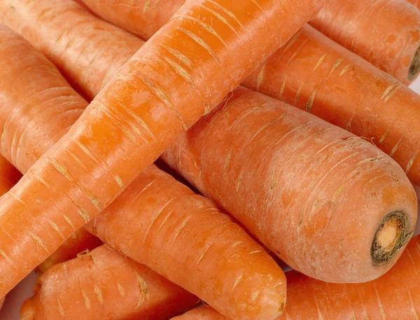 Zanahorias de sabor fresco como fondo alimentario . — Foto de Stock