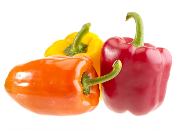Různé čerstvé chutné papriky — Stock fotografie