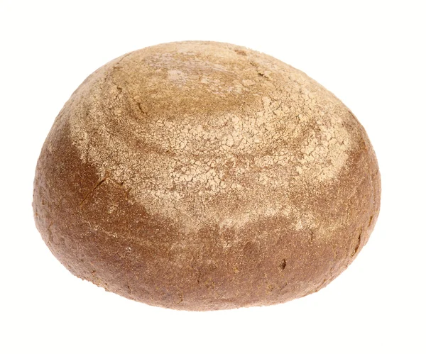 Pão Camponês sobre fundo branco — Fotografia de Stock