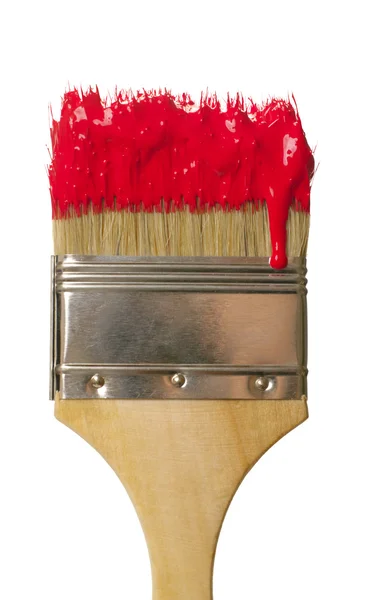 Paint brush with color drop. isolated on — Stock Photo, Image