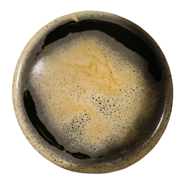거품으로 커피 표면 — 스톡 사진