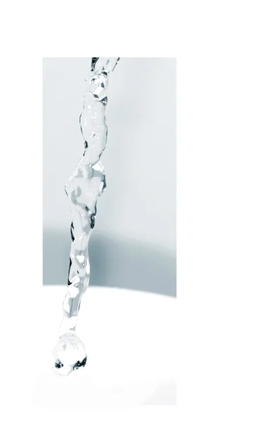 Vattenstänk i tvåfärgat — Stockfoto