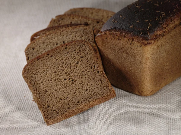Land Stilleben med färskt bröd — Stockfoto