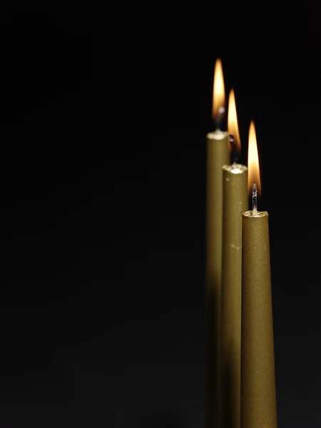 非常に熱い蝋燭 — ストック写真