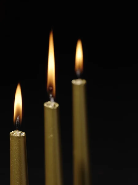 非常に熱い蝋燭 — ストック写真