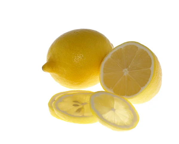 Sliced lemon fruit — Stock Photo, Image