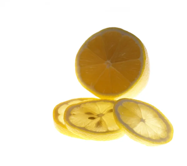 Fruta de limón en rodajas — Foto de Stock