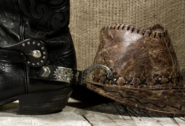 Cowboy ocidental ainda vida — Fotografia de Stock