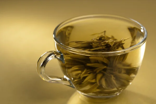 Tazza di tè verde puro — Foto Stock
