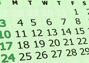 Calendar clipart