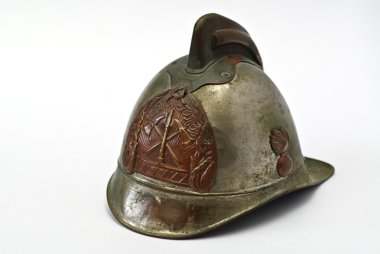 Old helmet for fireman clipart