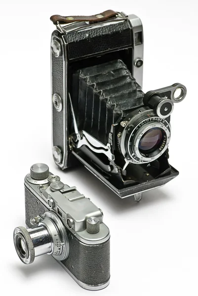 Παλιές φωτογραφικές μηχανές — Φωτογραφία Αρχείου