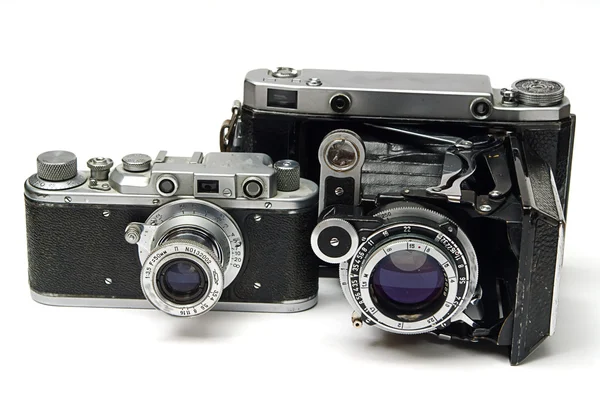 Duas câmaras antigas. — Fotografia de Stock