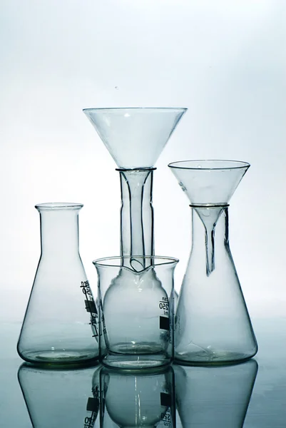 Glass laboratory equipment — Stock Photo, Image