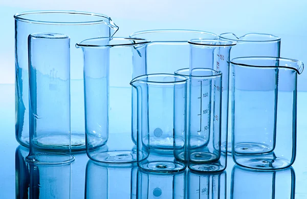 Equipo de laboratorio de vidrio — Foto de Stock