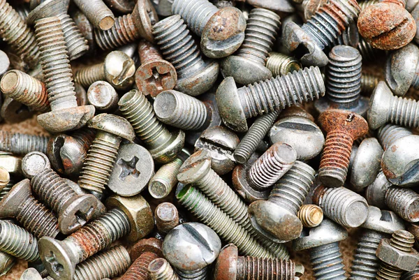 Old small rust screw — Stock Photo, Image