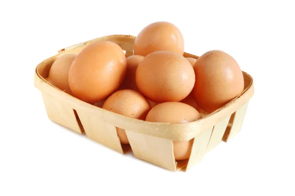 Bunch of raw eggs — Stock Photo, Image
