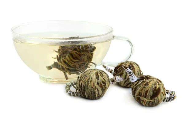 Ceai exotic de flori — Fotografie, imagine de stoc