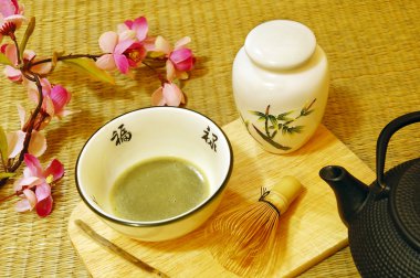 Japanese tea ceremony clipart