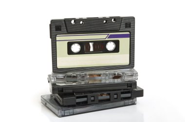 Group of cassette tapes clipart