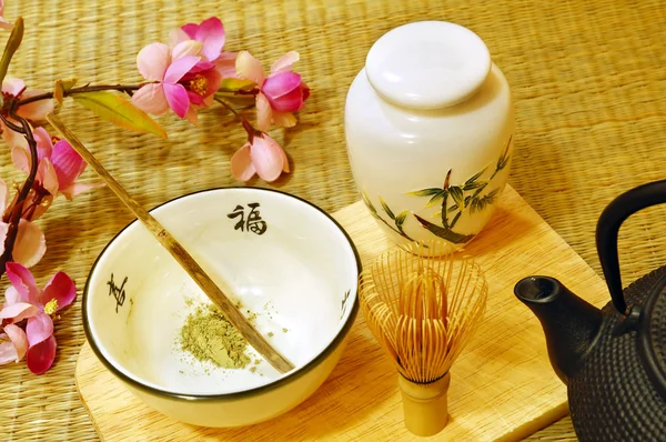 Cerimonia del tè giapponese — Foto Stock