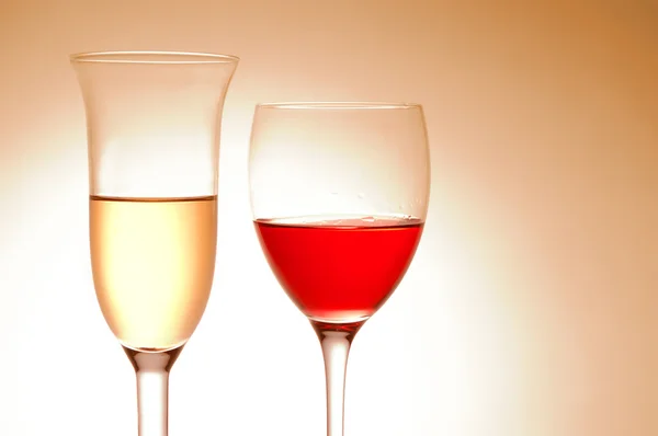 Vari bicchieri di vino — Foto Stock