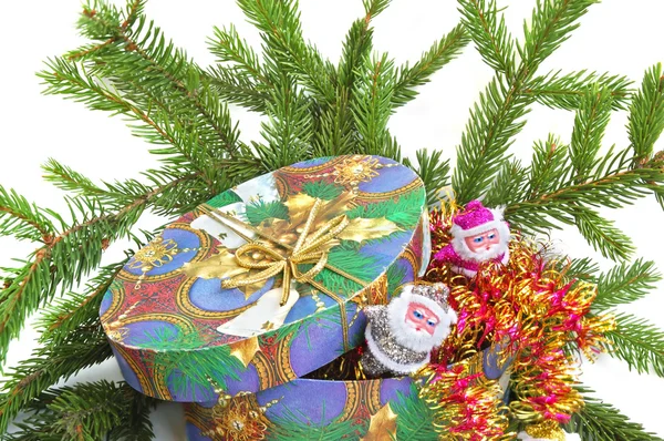 色のクリスマスの装飾 — ストック写真