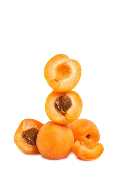 Apricots stack — Stock Photo, Image