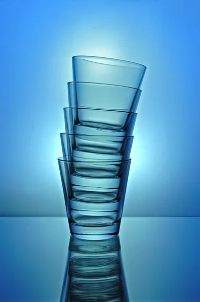 Prázdné sklenice — Stock fotografie