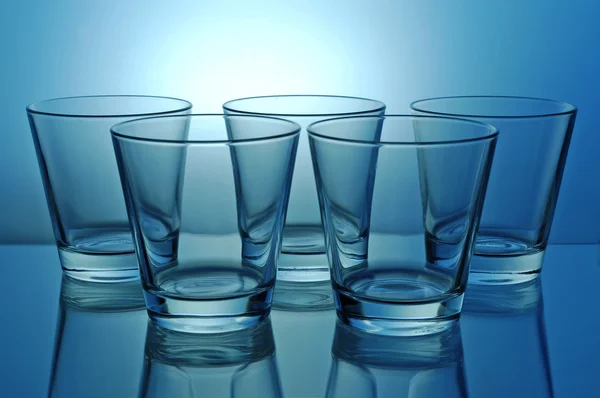 Group of glasses — Stock Photo, Image