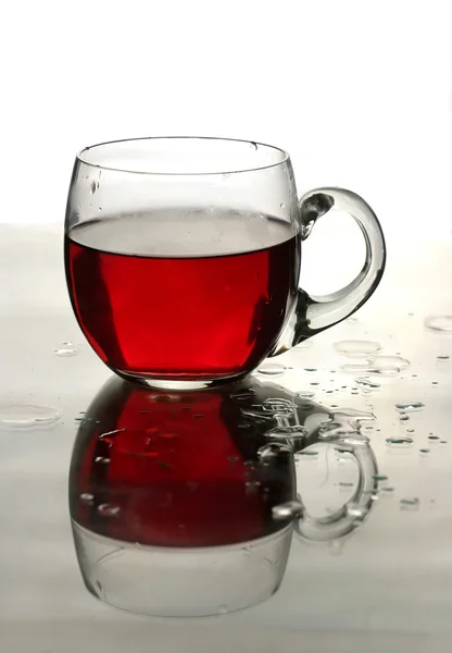 Šálek ovocného čaje roibos — Stock fotografie
