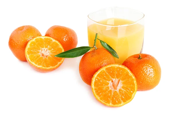 Sumo de tangerinas doces — Fotografia de Stock