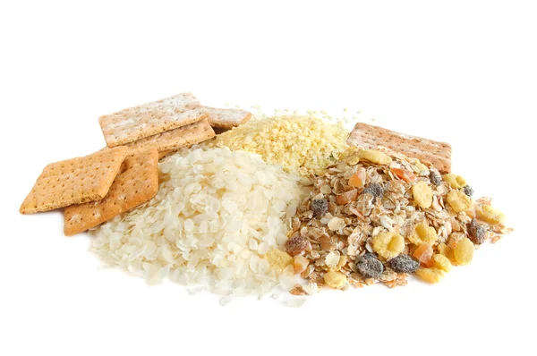 Cereal, cracker and muesli — Stock Photo, Image