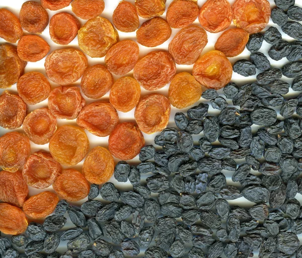 Kuru Kayısı ve kuru üzüm — Stok fotoğraf