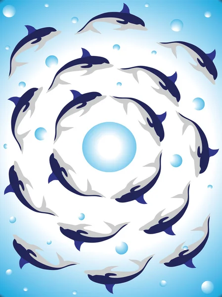 Illustration Shark Fish — Foto de Stock