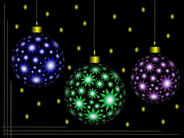 Christmas ornament kleur — Stockfoto