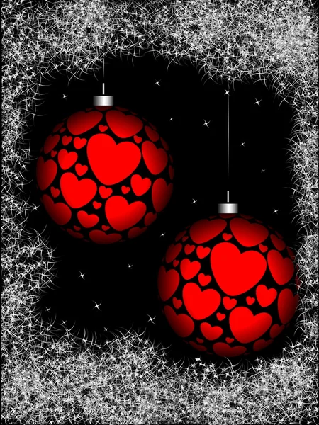Sphère de Noël avec ornement — Photo