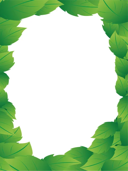 프레임 워크는 잎 — 스톡 사진