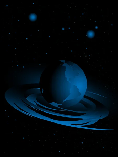 stock image Abstract background with planets