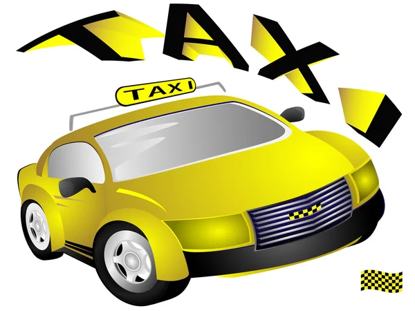 Žluté taxi — Stock fotografie