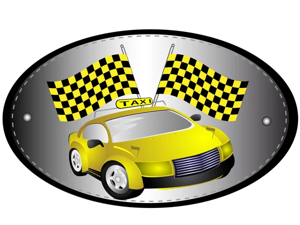 Znak taxi — Zdjęcie stockowe
