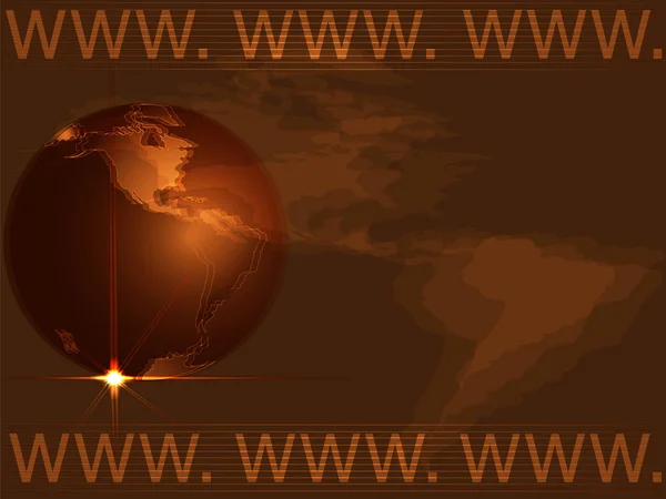 Globe and text — Stock Photo, Image