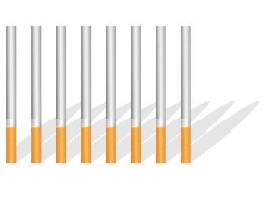 Cigarettes and shade clipart