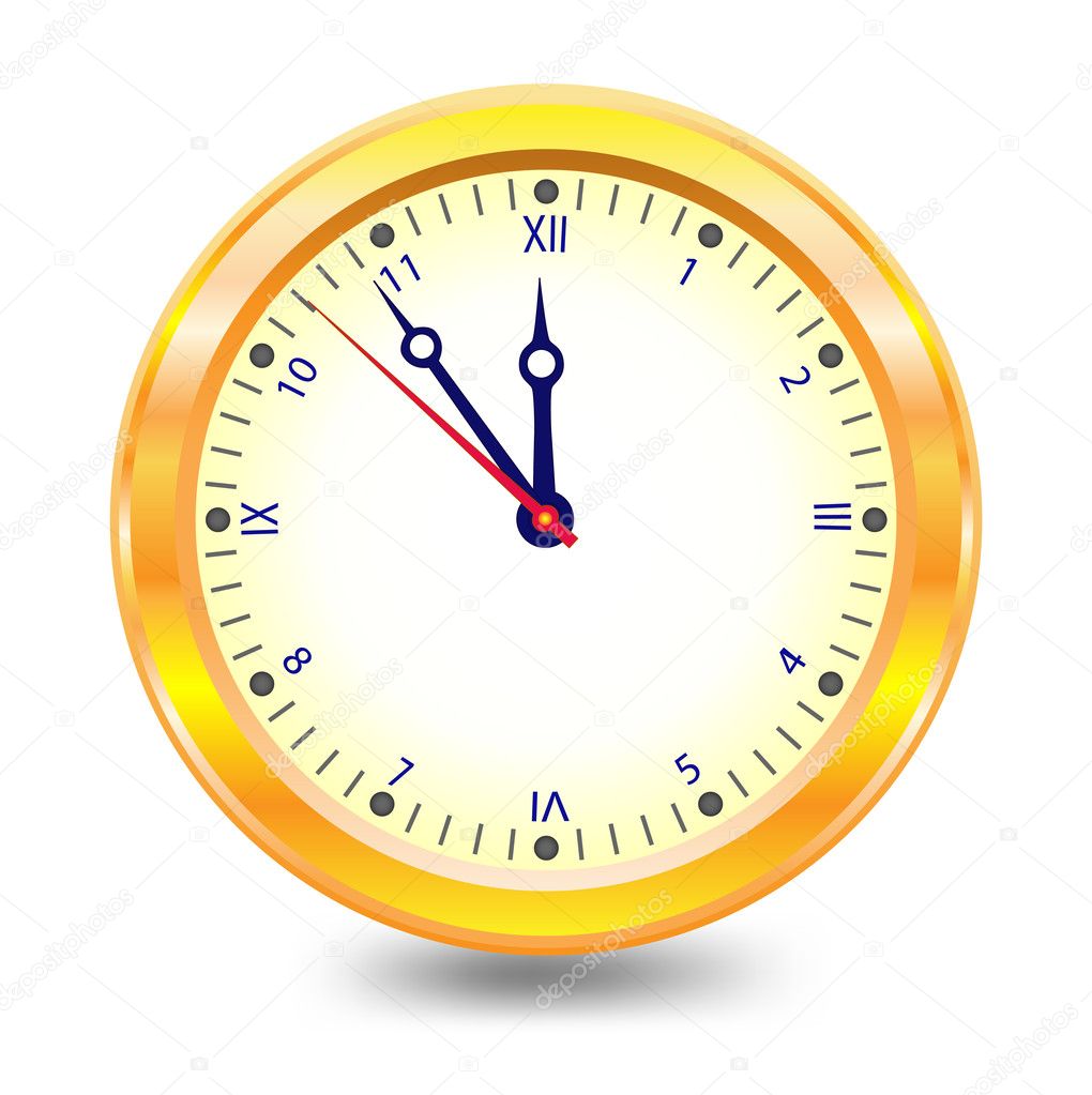 vector clock, time icon 