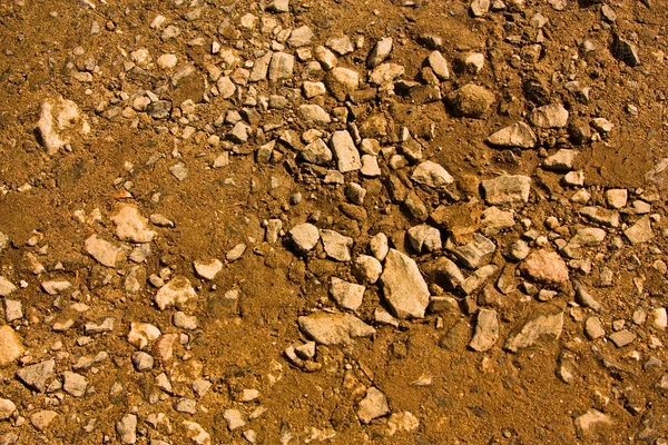 Gravel, clay and sand — Stock Photo, Image