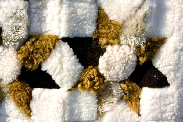 Fur rug — Stock Photo, Image
