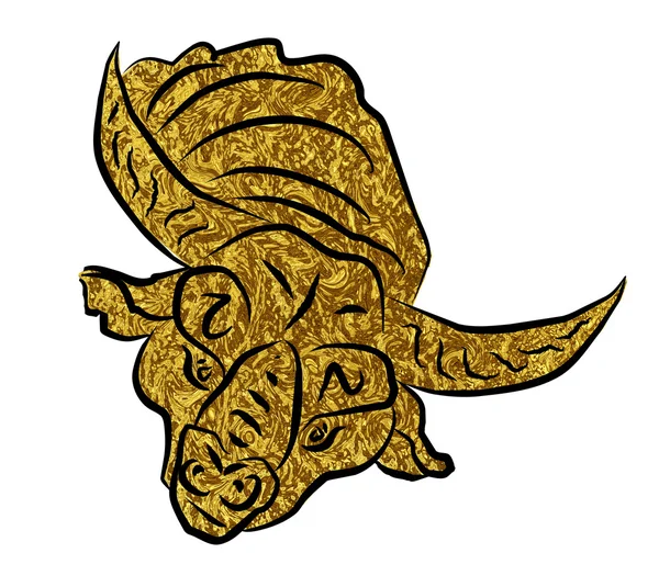 Золотий бик — стокове фото